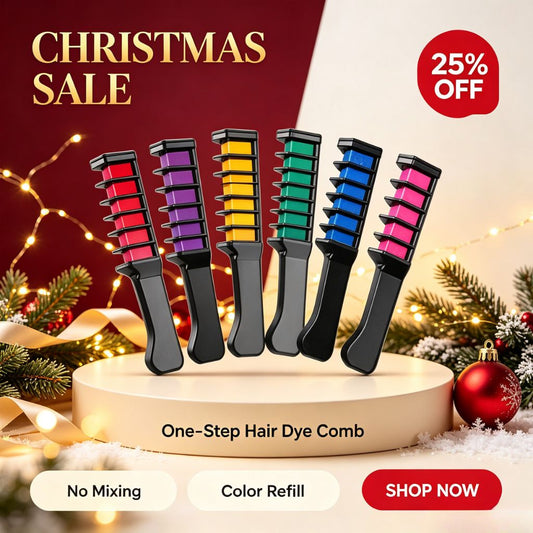 One-Step Hair Dye Comb - specially for kids and girls, upgrade your hairstyle in minutes.