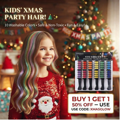 One-Step Hair Dye Comb -  specially for kids and girls, upgrade your hairstyle in minutes.
